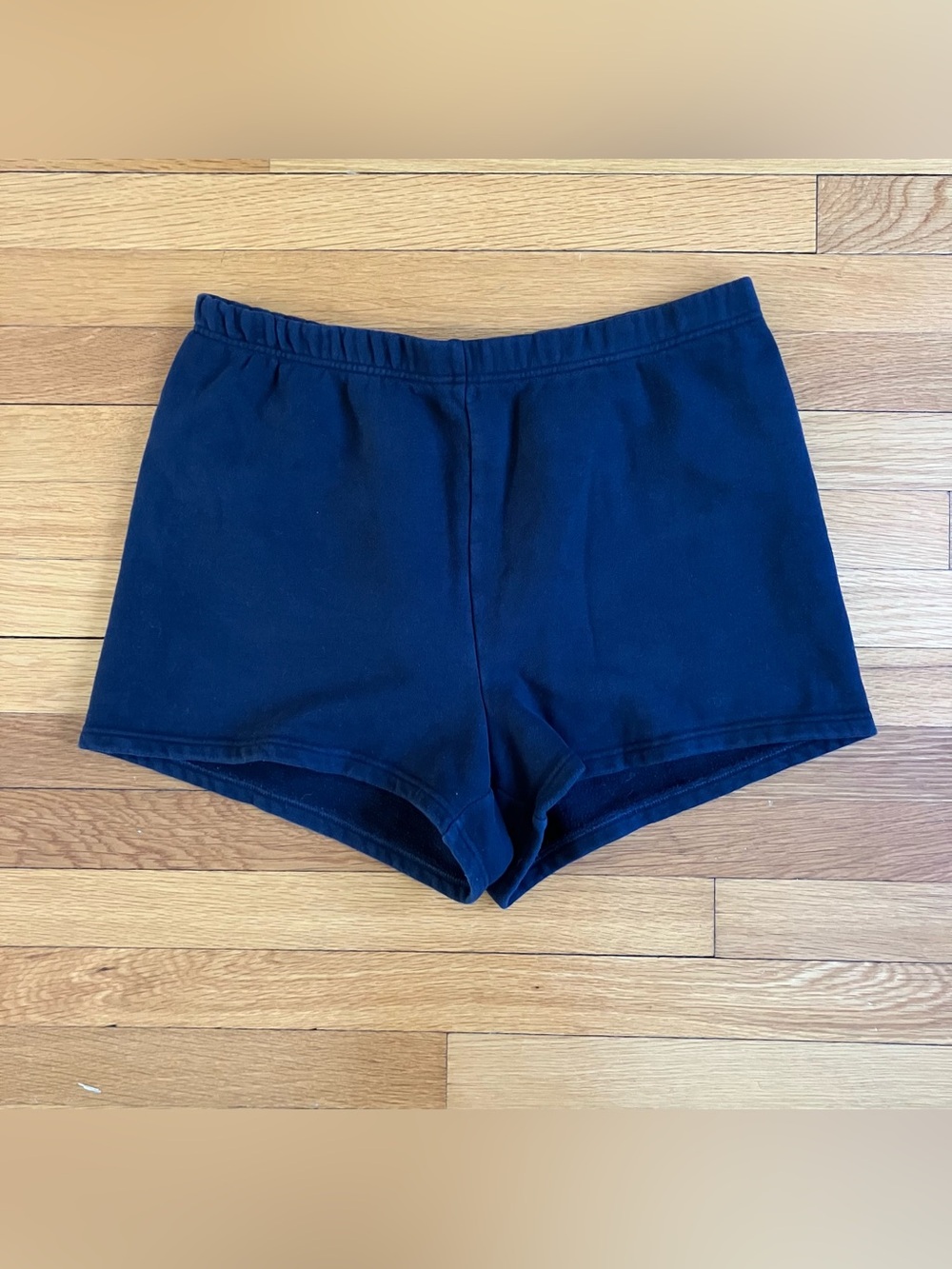 Aritizia TNA Black Soft Loungewear Sleep Soft Cozy AF Fleece Shorts Large